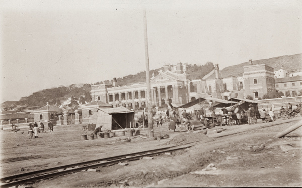 Hupeh Provincial Assembly Hall, after bombardment by Qing troops, Wuchang (Wuhan)