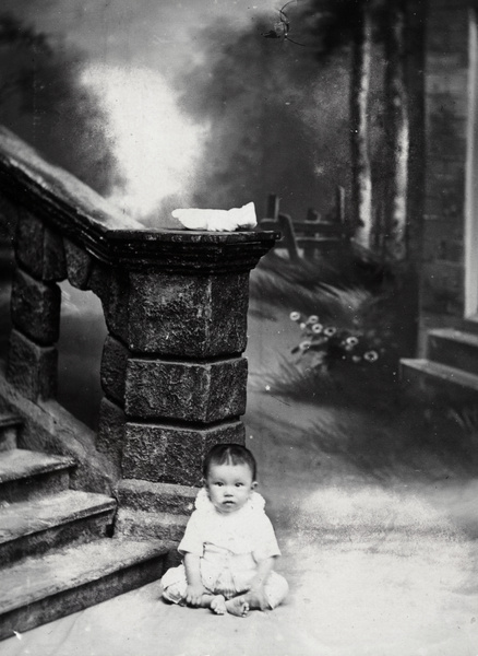 Studio portrait of a child