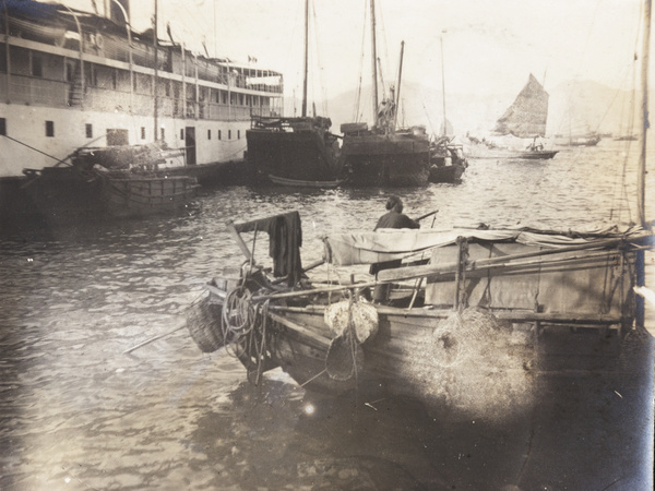 Boats in the harbour, Hong Kong