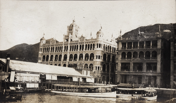 Star Ferry Pier and Queen's Building, Praya Central, Hong Kong