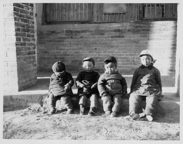 Four children who travelled on the trek to Ya'nan, including Erica Susan Lindsay, 1944