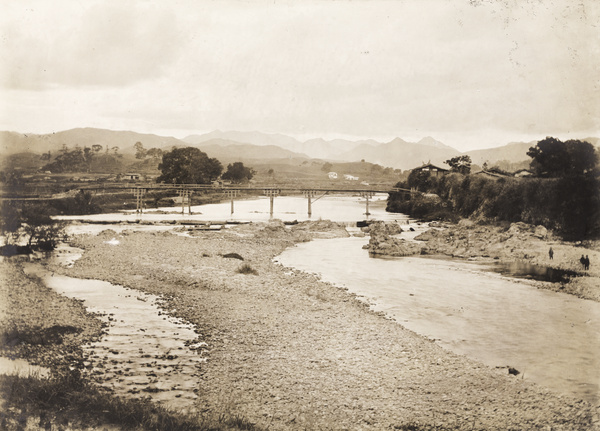 Wooden bridge at Dehua