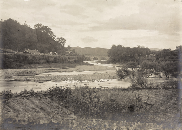 The new bridge and area, Dehua