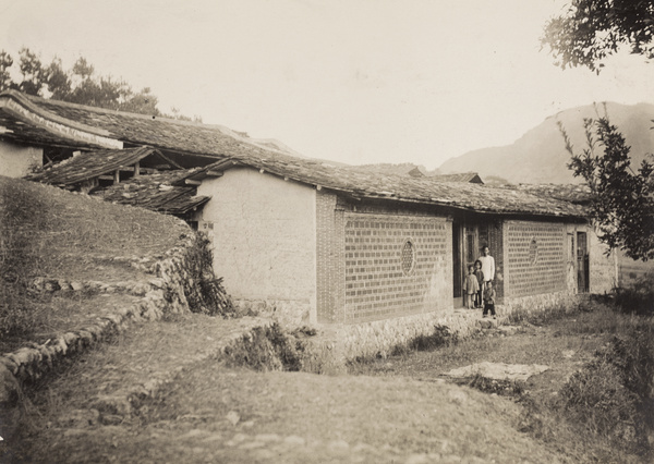 A group by a building, Fujian province