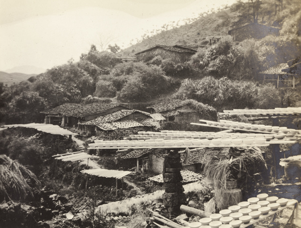 Rice bowls at a pottery, Fujian province