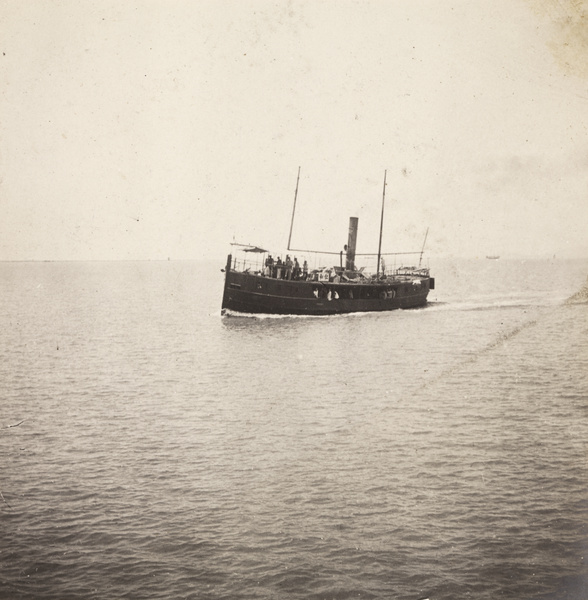 A river launch, with passengers