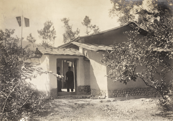 The entrance to a Chinese house