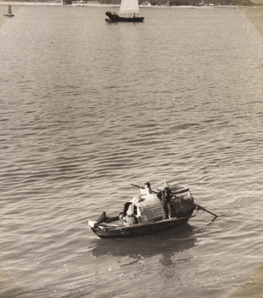 A sampan near Hong Kong