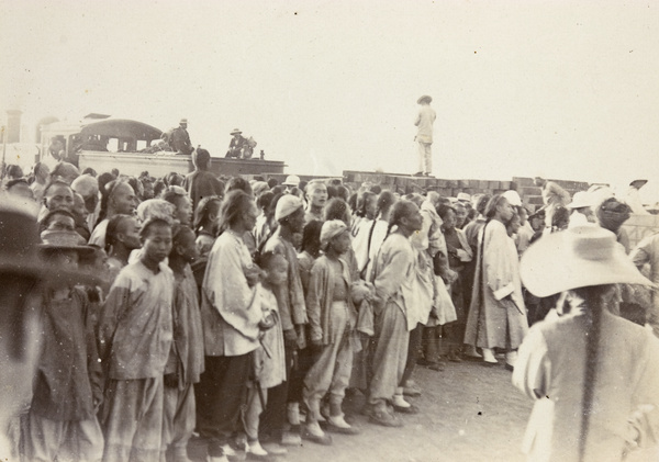 Departure from Tientsin of Admiral Seymour's column for Peking, June 1900