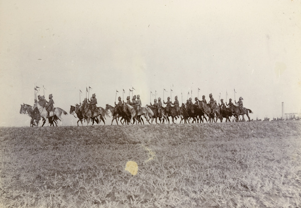 Bengal Lancers at drill