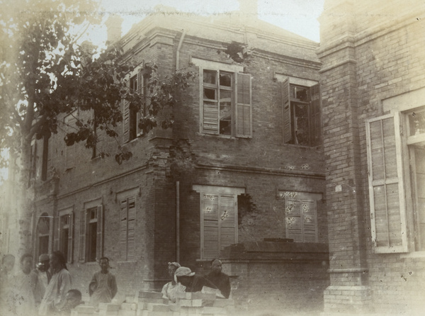 Shell damaged buildings