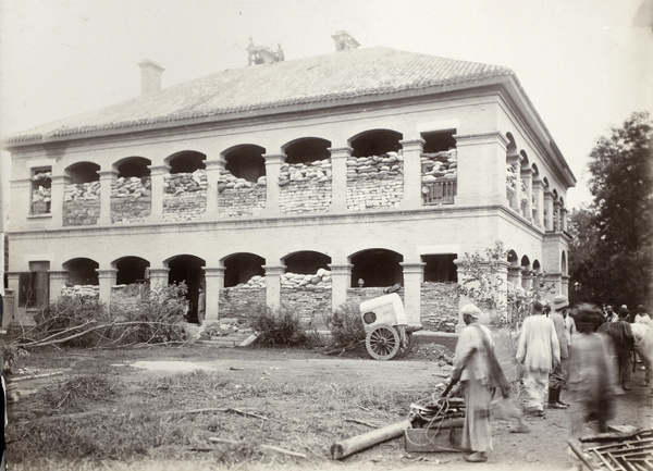 The house of Henry Cockburn, fortified during the siege, Peking