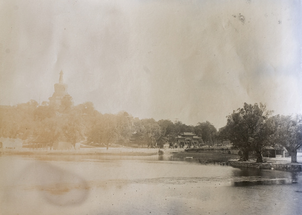 Beihai Lake and the White Dagoba, Peking