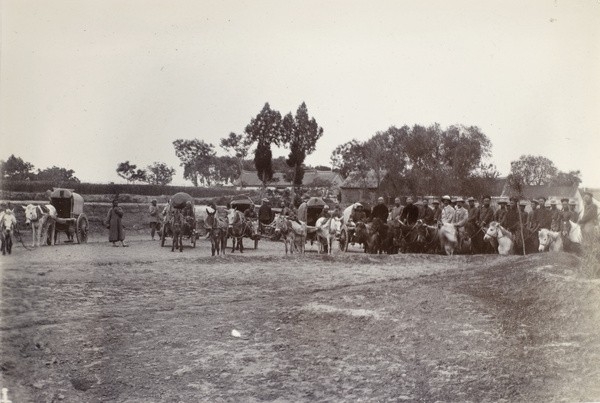 Lockhart's party assembled before departure