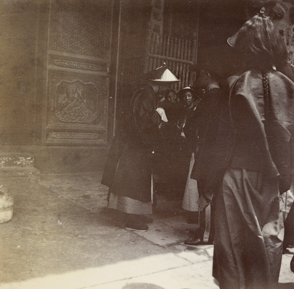 Lockhart meeting the Duke Confucius, Qufu (曲阜)