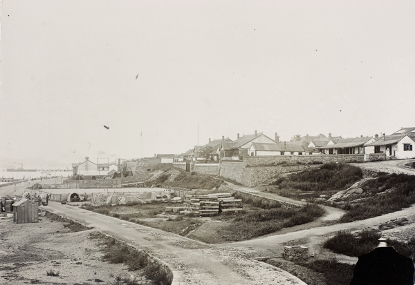 Buildings and foreshore, island of Liu Kung, Weihaiwei