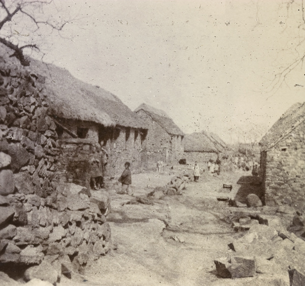 Street in a village, Weihaiwei