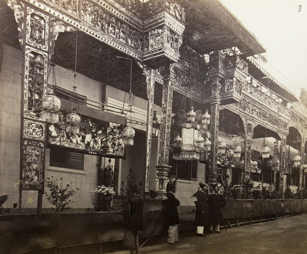 Parsi illuminations at Lyndhurst Terrace (擺花街), Hong Kong