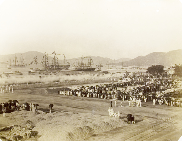 Queen Victoria’s Birthday Review, Hong Kong, 1893