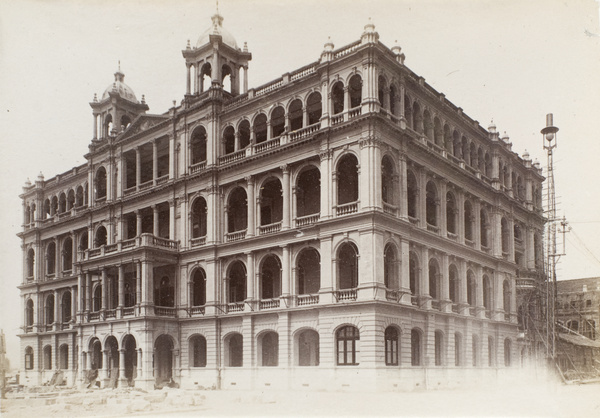 The Hong Kong Club under construction, Jackson Road, Hong Kong