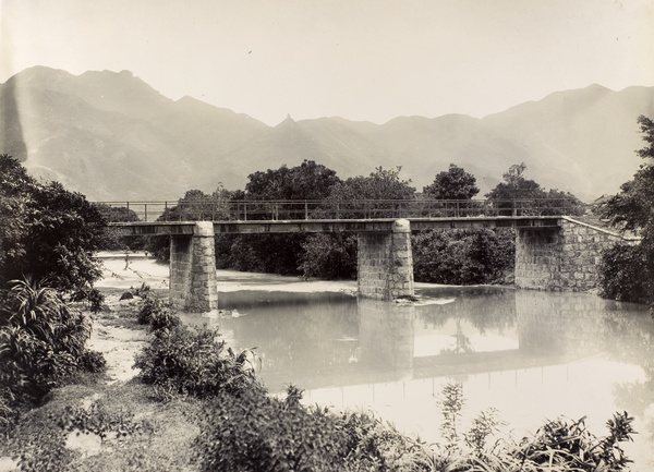 Bridge at Tai Wai (大圍) on Tai Po Road (大埔公路), New Territories, Hong Kong