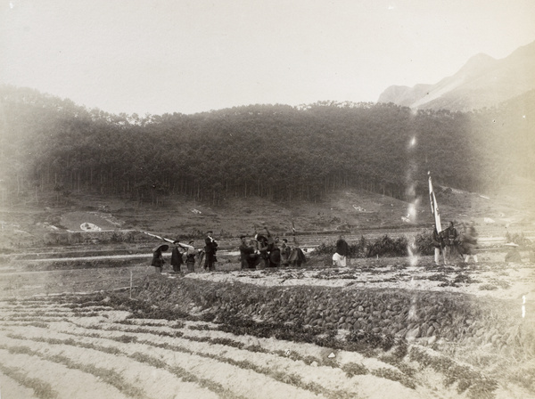 The New Territories Boundary Delimitation Commission at work, New Territories (新界), Hong Kong