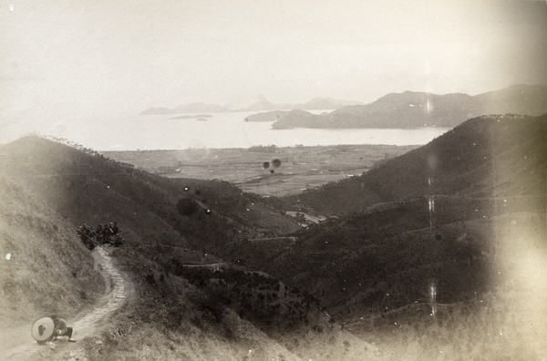 Starling Inlet (沙頭角海) and Valley viewed from the Gap, New Territories (新界), Hong Kong