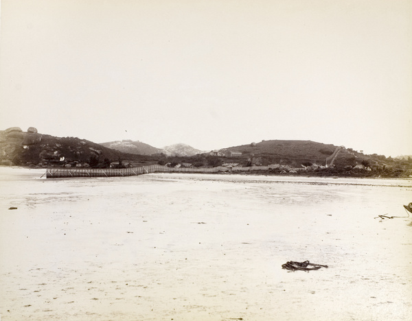 Boundary line between Chinese and British territory, Kowloon, Hong Kong