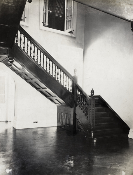 Staircase inside a British consular building, Shanghai (上海)