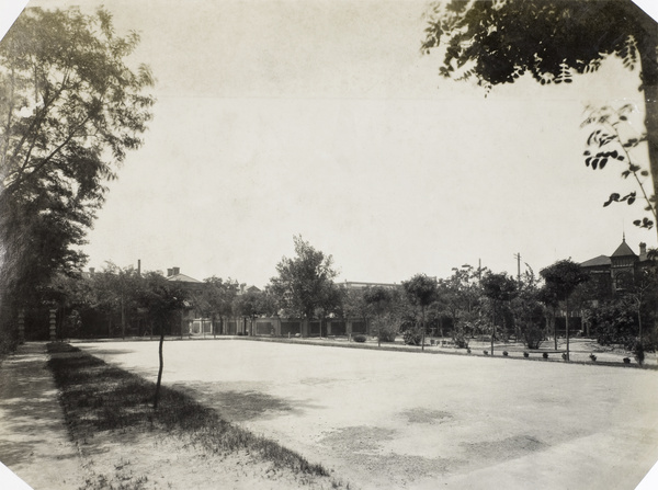 Gravelled area, British Consul General's garden, Tianjin (天津)