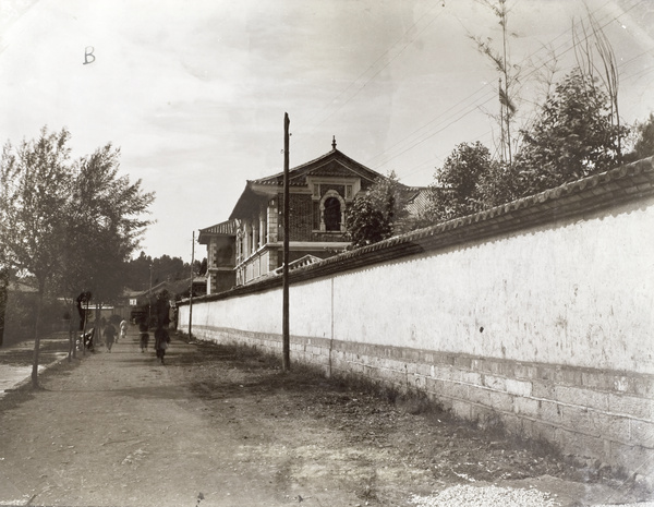 British Consulate, viewed from a nearby gateway, Kunming (昆明)