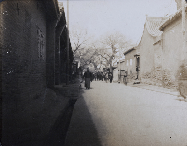 Pedestrians in a street