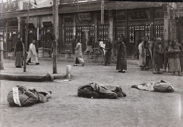 Bodies of executed looters, Peking 1912