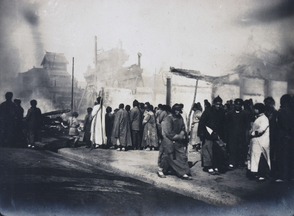 Street after the Peking Mutiny, 1912