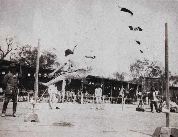 Military athletics - the high jump