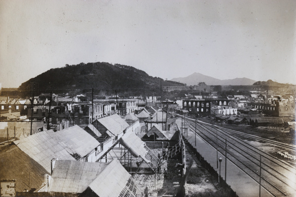 Ruined buildings near Hsia Kwan Wharf railway station (下关码头), Nanjing (南京市)