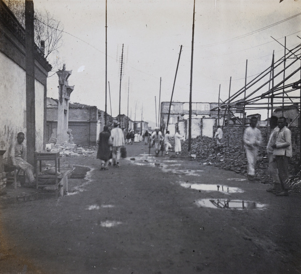 Ruined buildings and pailou, Nanjing (南京市)