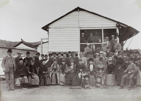 Group at Amoy Races, 1889