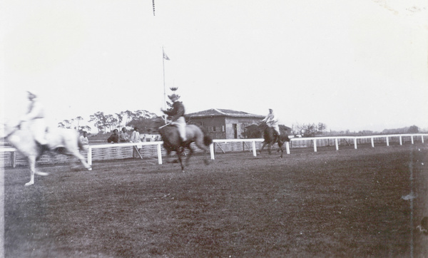 A horse race at Foochow Racecourse, Fuzhou