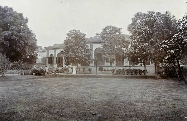 A European house and garden, c.1895