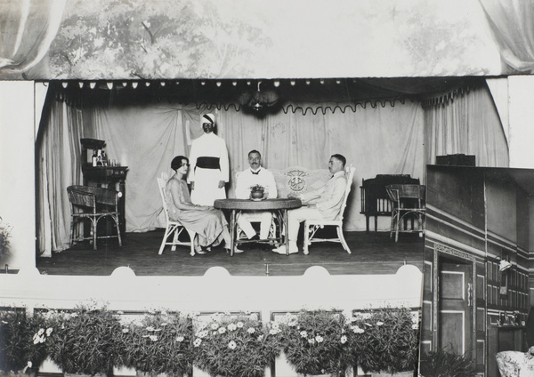 A scene in a play