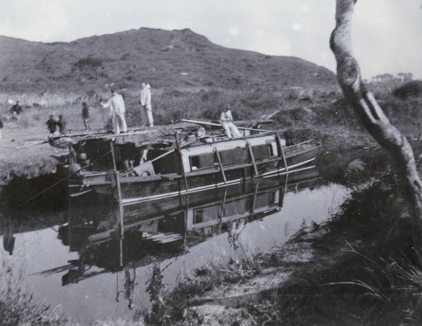 The Shanghai Municipal Police houseboat 'Kathleen'