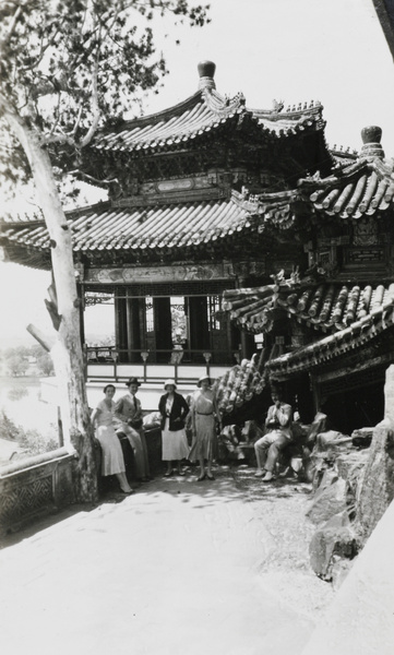 Pavilion at Summer Palace, Peking