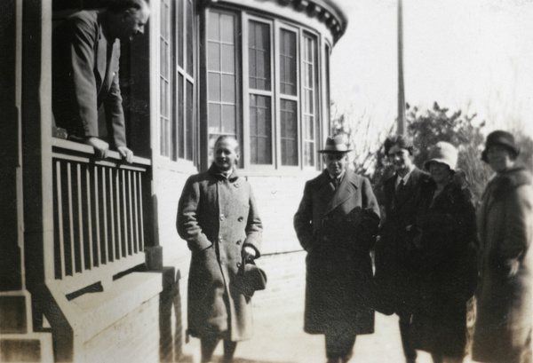 Group at the British Legation Lodge (Ta Tau Tze), near Beijing