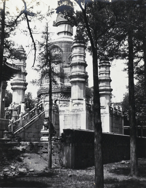 Marble stupa, Yellow Temple, Huangsi, Peking