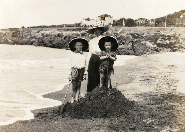 On the beach, Qingdao