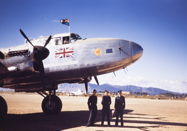 Nose of Fiddament's Lancastrian, Kunming, 1945