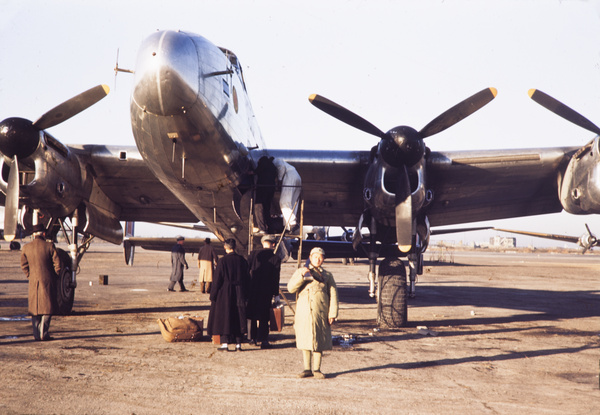 Fiddament's Lancastrian impounded in Shanghai, 1945