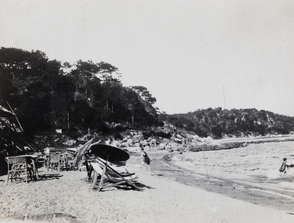 E.A.S.M.A. bathing beach, Stonecutters Island, Hong Kong