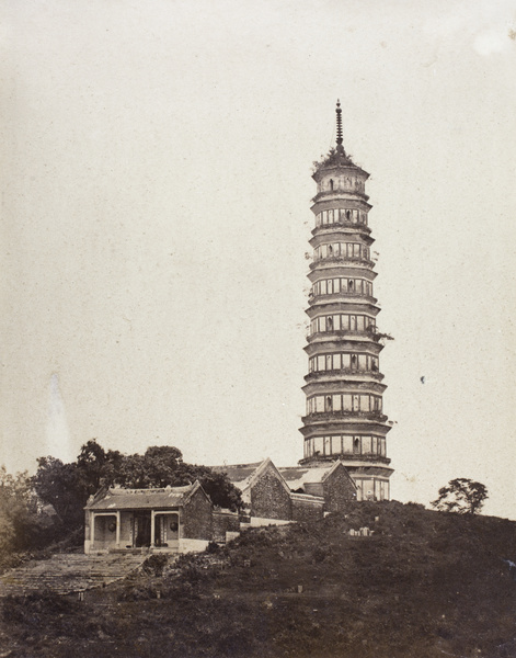 The Pazhou Pagoda (Whampoa Pagoda) and Haitang Temple, Guangzhou